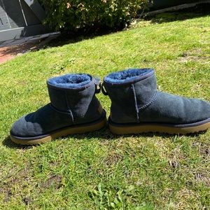 Adorable Micro UGGS in a navy blue